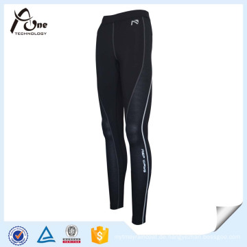 Reflektierende Druck Kompression Leggings Mann Mesh Gym Wear